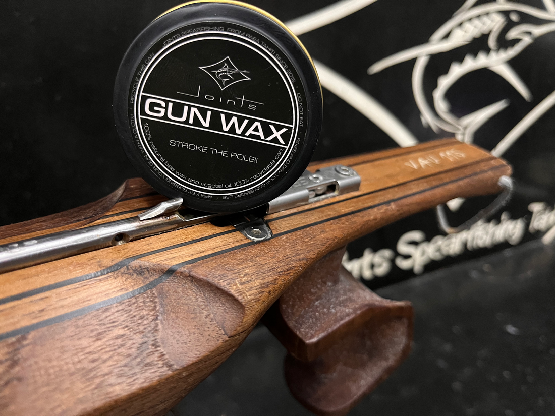 GUN WAX natural wood wax for spearguns by Joints Spearfishing