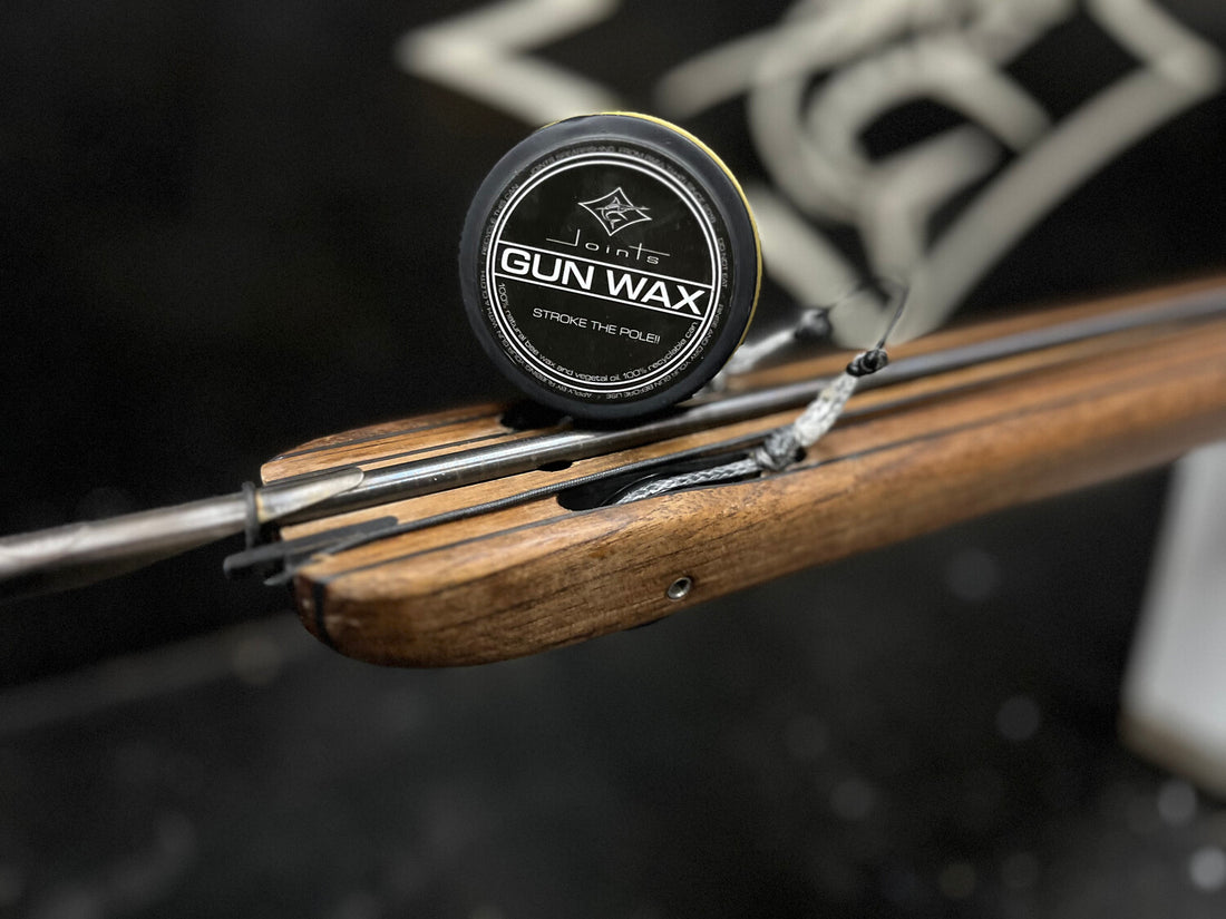 GUN WAX natural wood wax for spearguns by Joints Spearfishing
