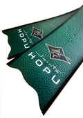 Close-up detail of HOPU Carbon Fiber Fins Reef Edition