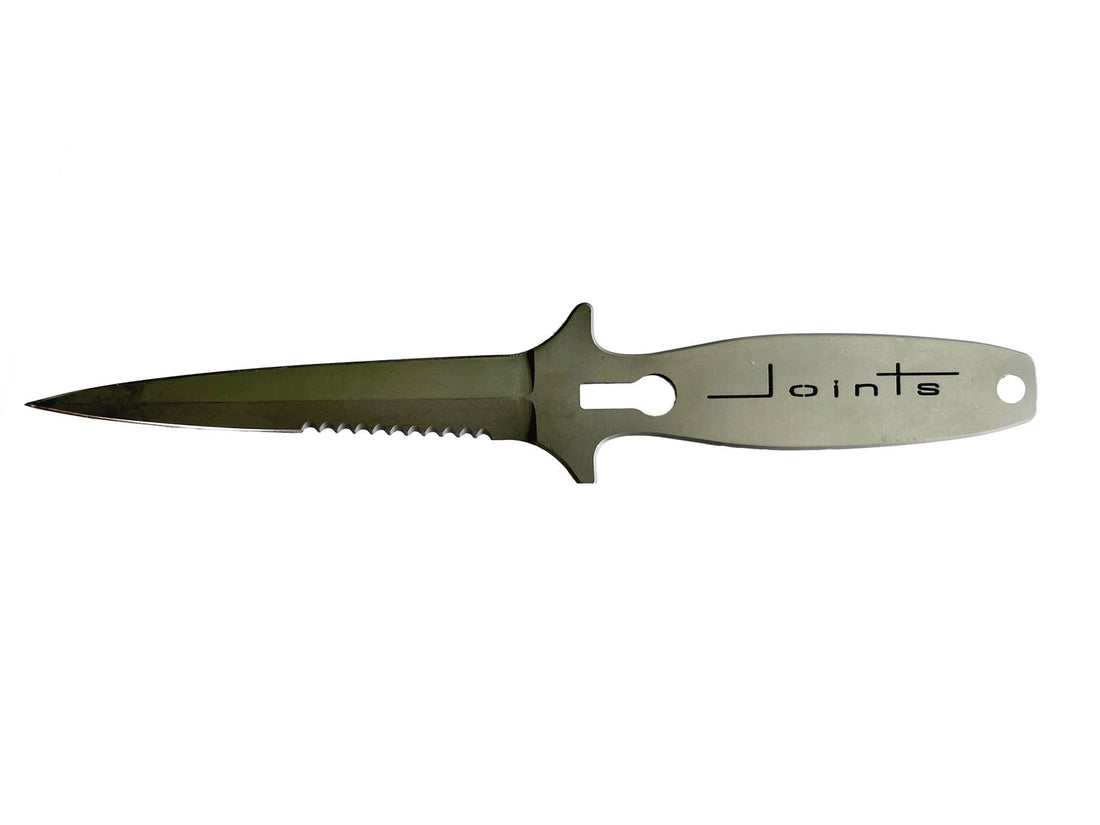 JOINTS Big STABB Titanium Grade 5 spearfishing knife by Joints Spearfishing