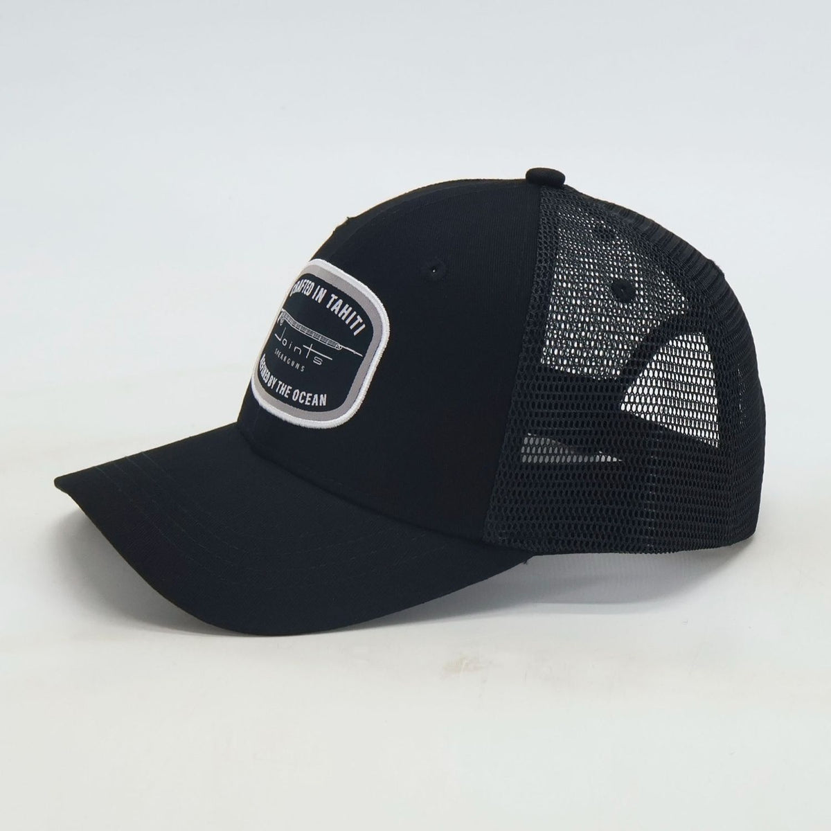 Front view of JOINTS Black Logo Performance Hat