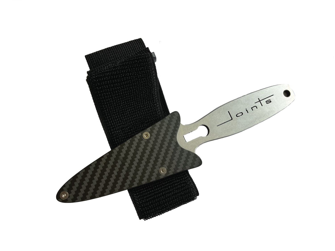 JOINTS Small STABB Titanium Grade 5 spearfishing knife