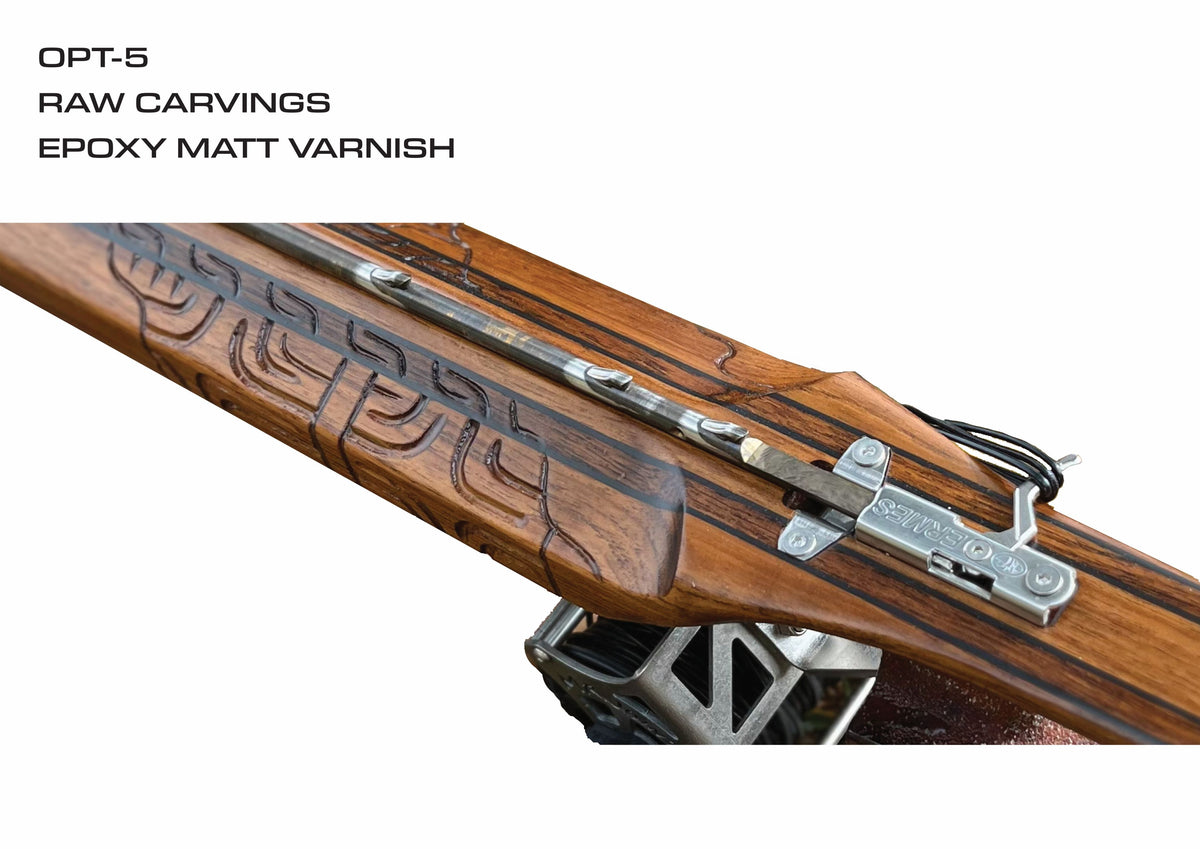 Double flopper shaft on the ONO 130 Bluewater Speargun