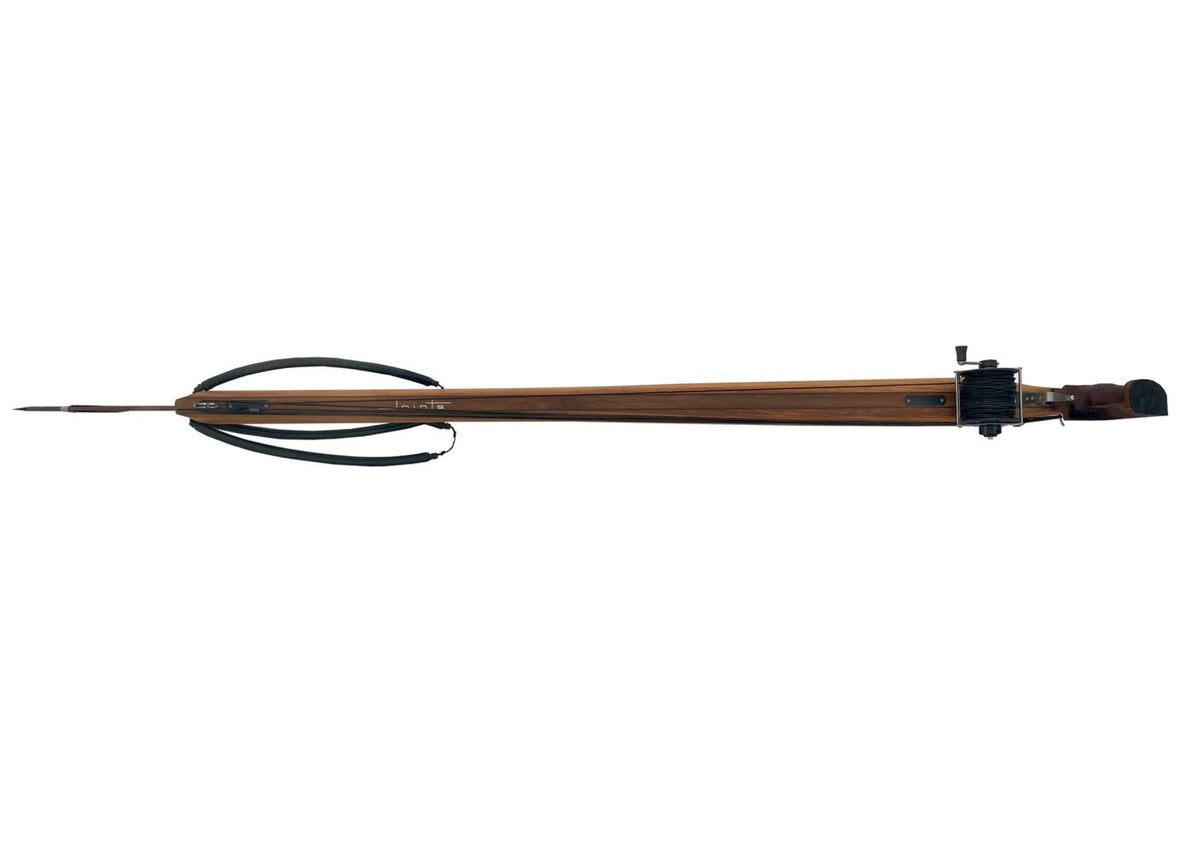 Profile view of the RAEPU'U 110 premium speargun